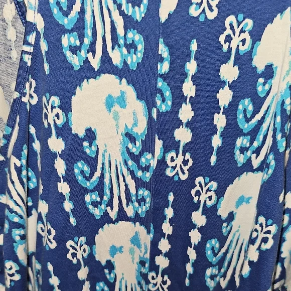 Lilly Pulitzer Blue and White Dress - Picture 6 of 6